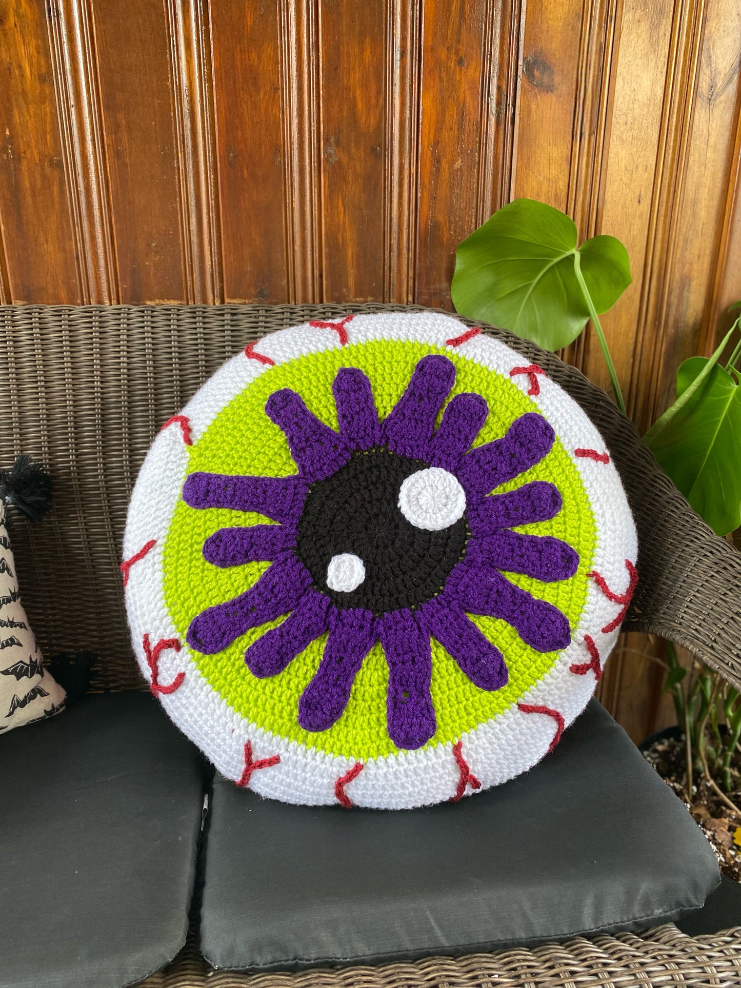 Eyeball Pillow Crochet Pattern