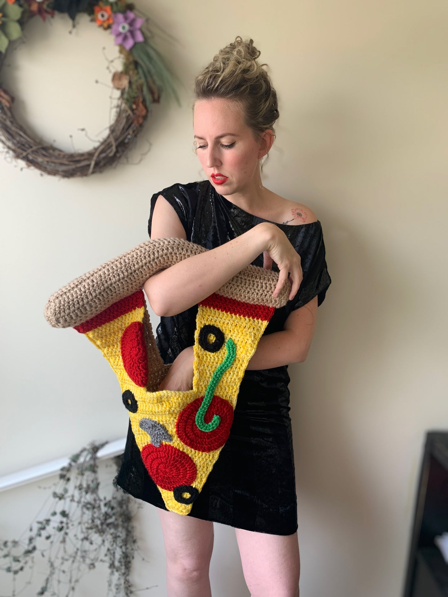 Pizza Bag Crochet Pattern