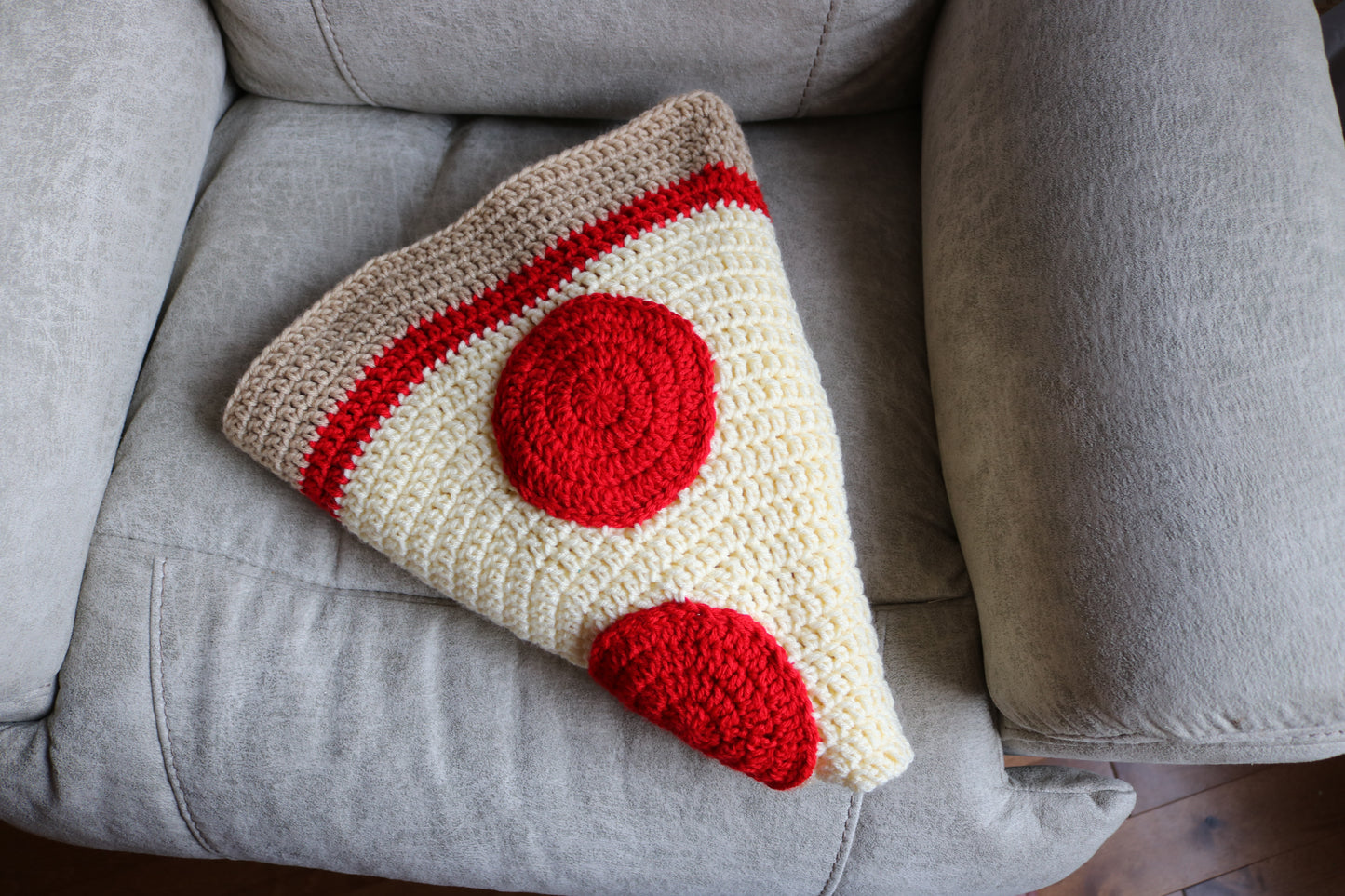Baby Pizza Blanket PDF Crochet Pattern