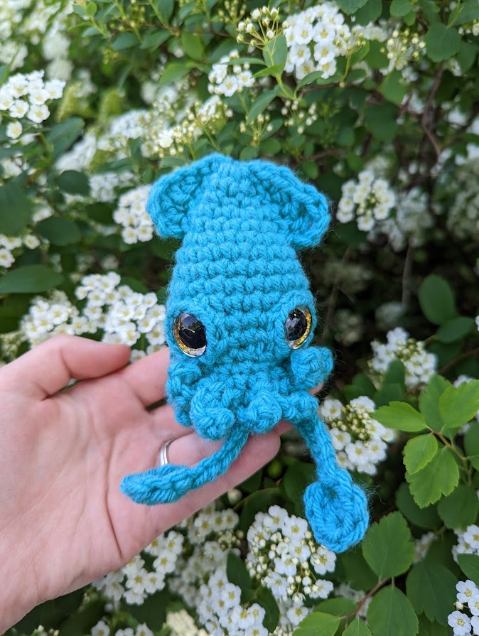 Happy Baby Squid Crochet Pattern