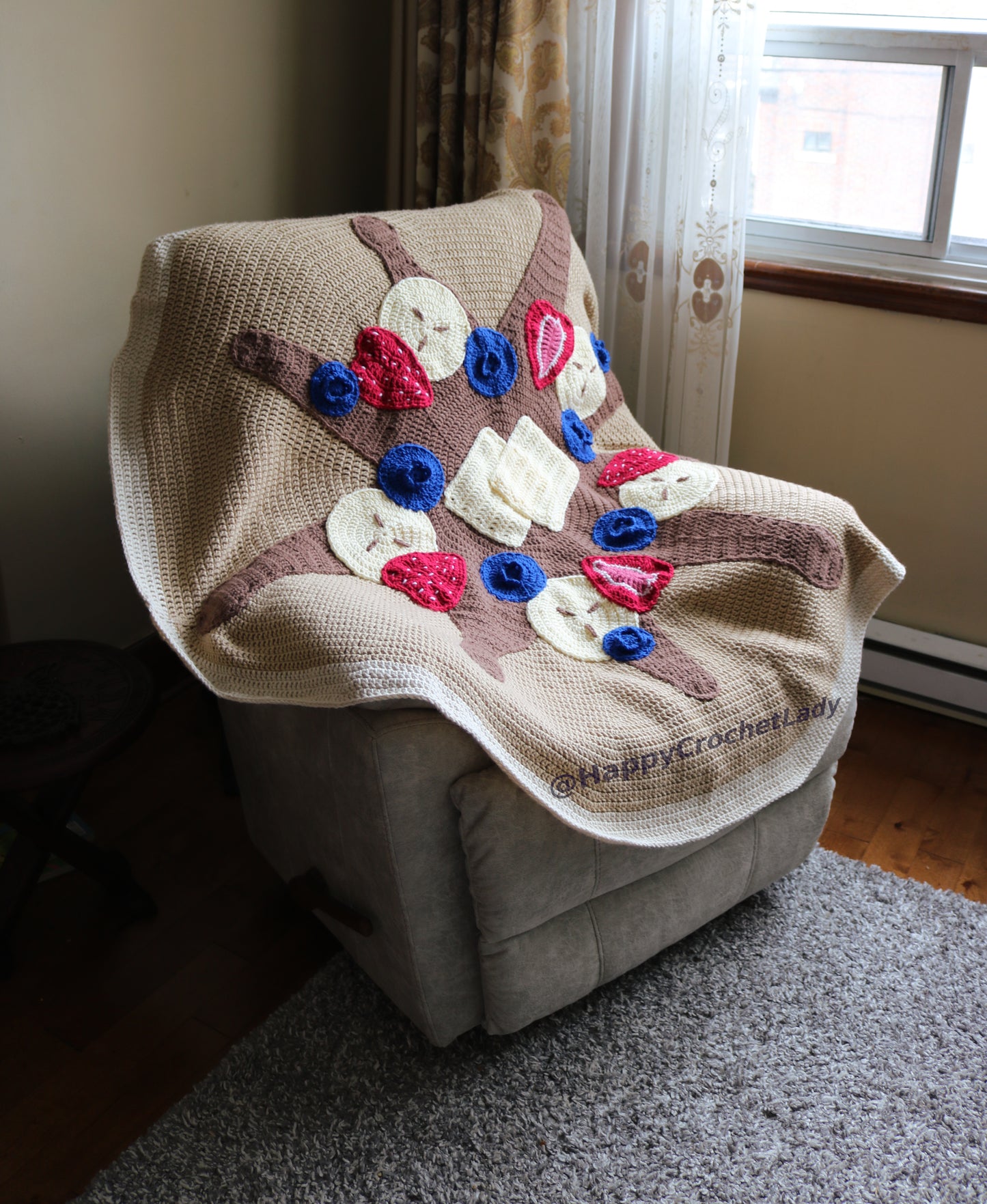 Blanket Pancake Crochet Pattern