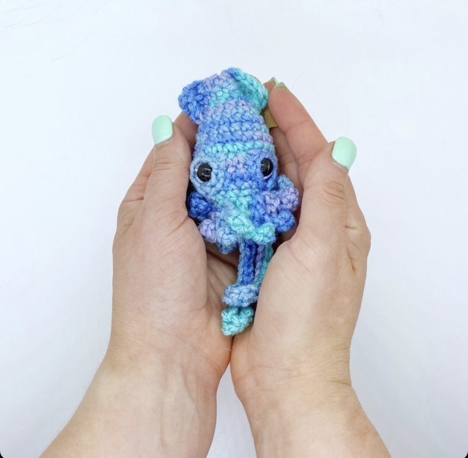 Happy Baby Squid Crochet Pattern