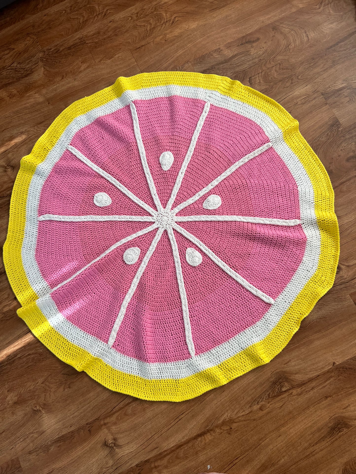 Blanket Citrus Crochet Pattern