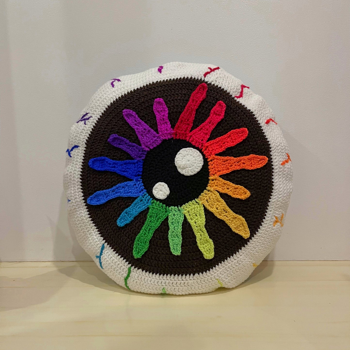 Eyeball Pillow Crochet Pattern