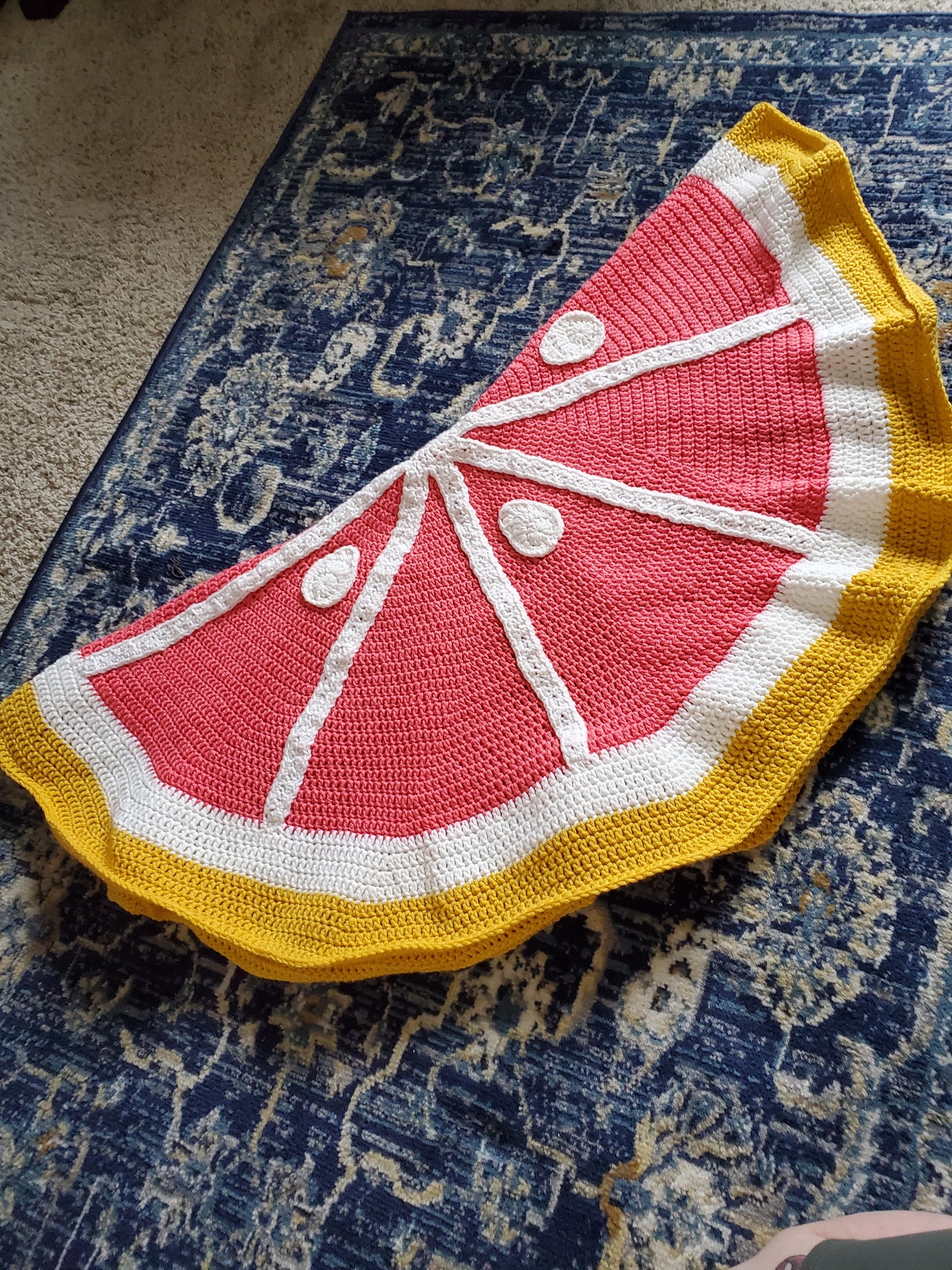 Blanket Citrus Crochet Pattern