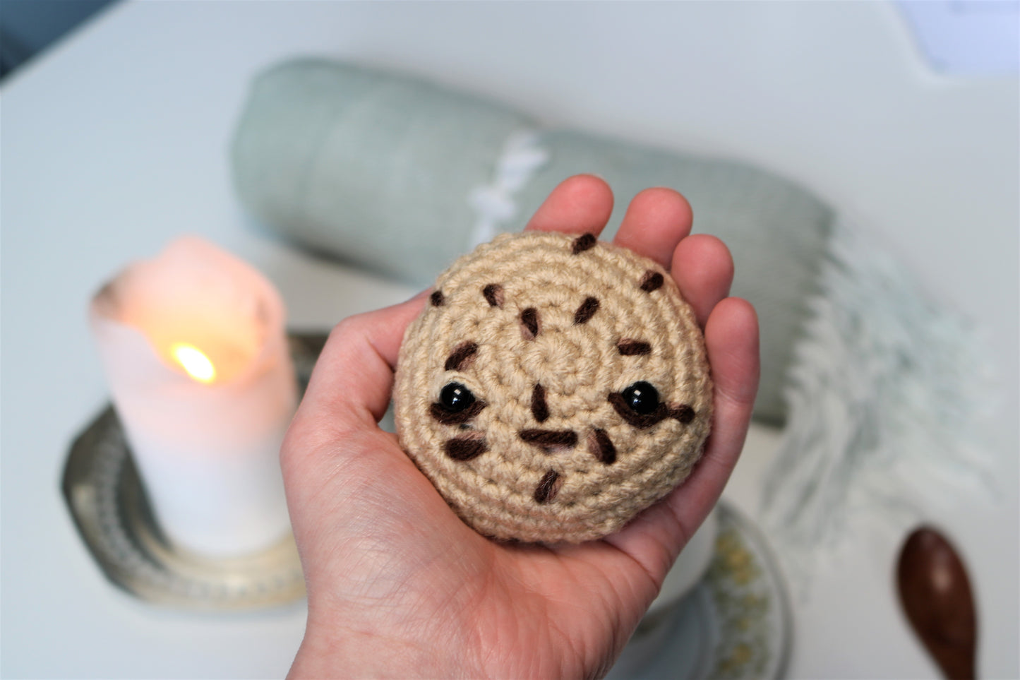 Chocolate Chip Cookie Crochet Pattern
