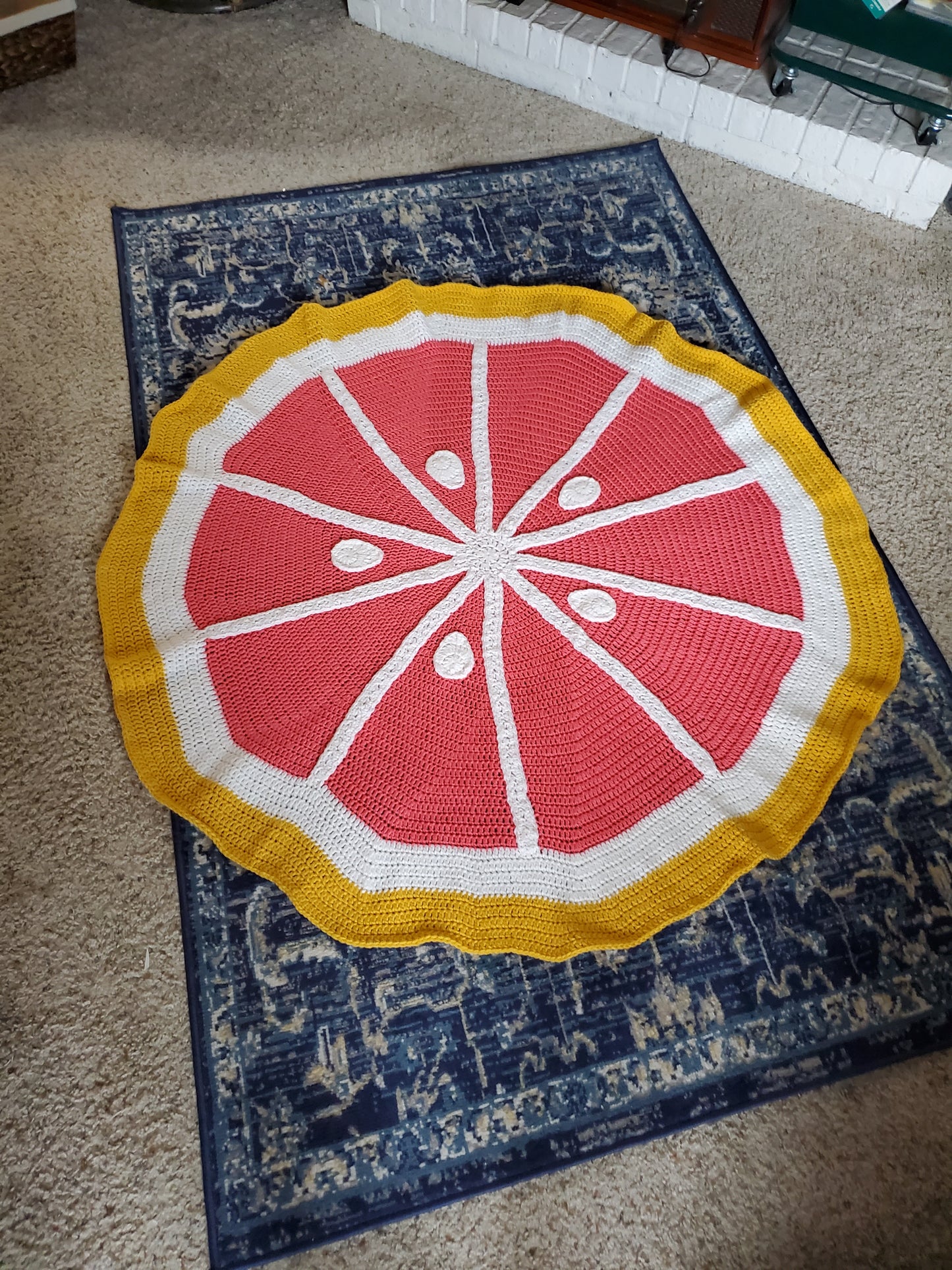 Blanket Citrus Crochet Pattern