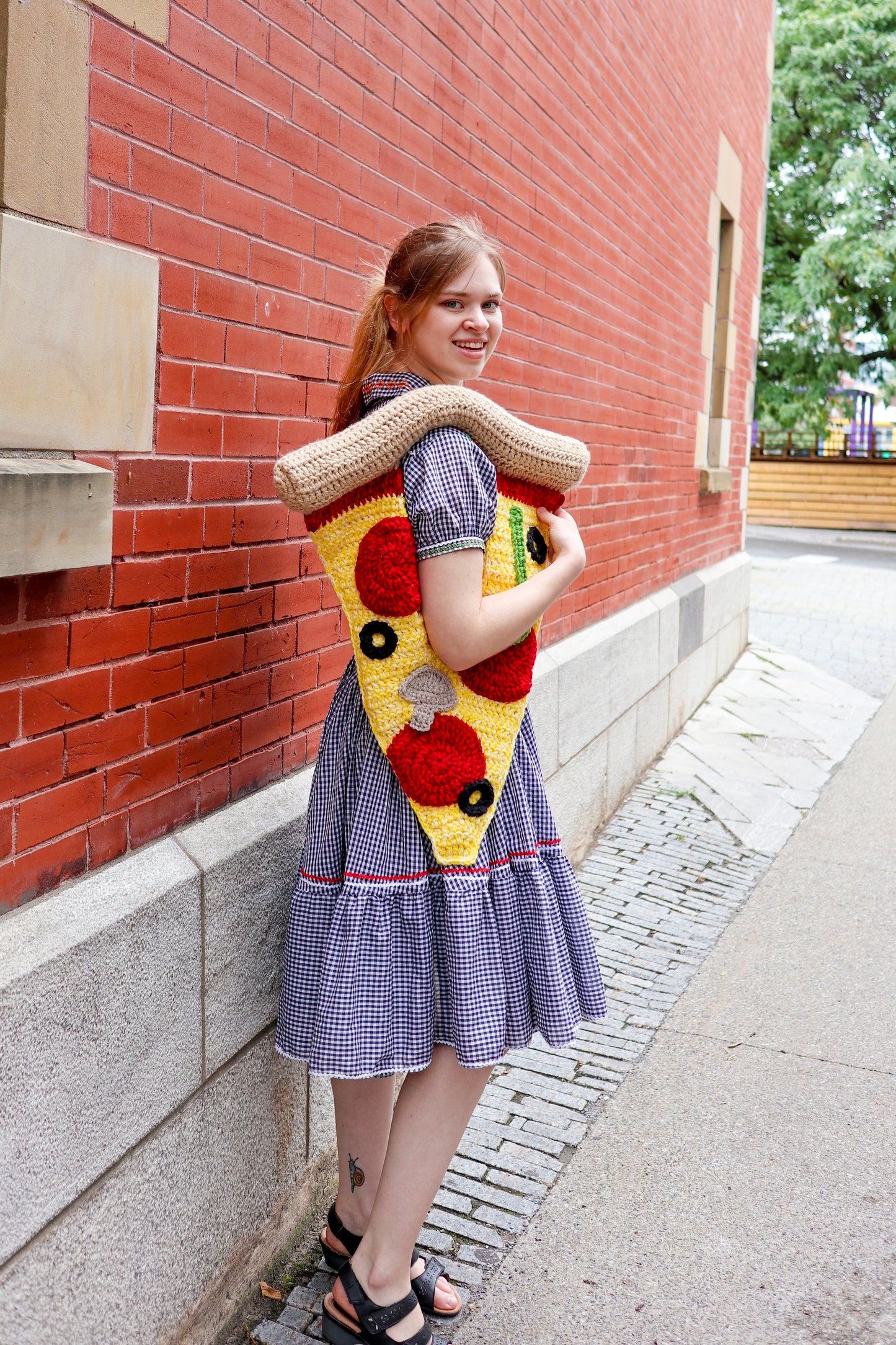 Pizza Bag Crochet Pattern
