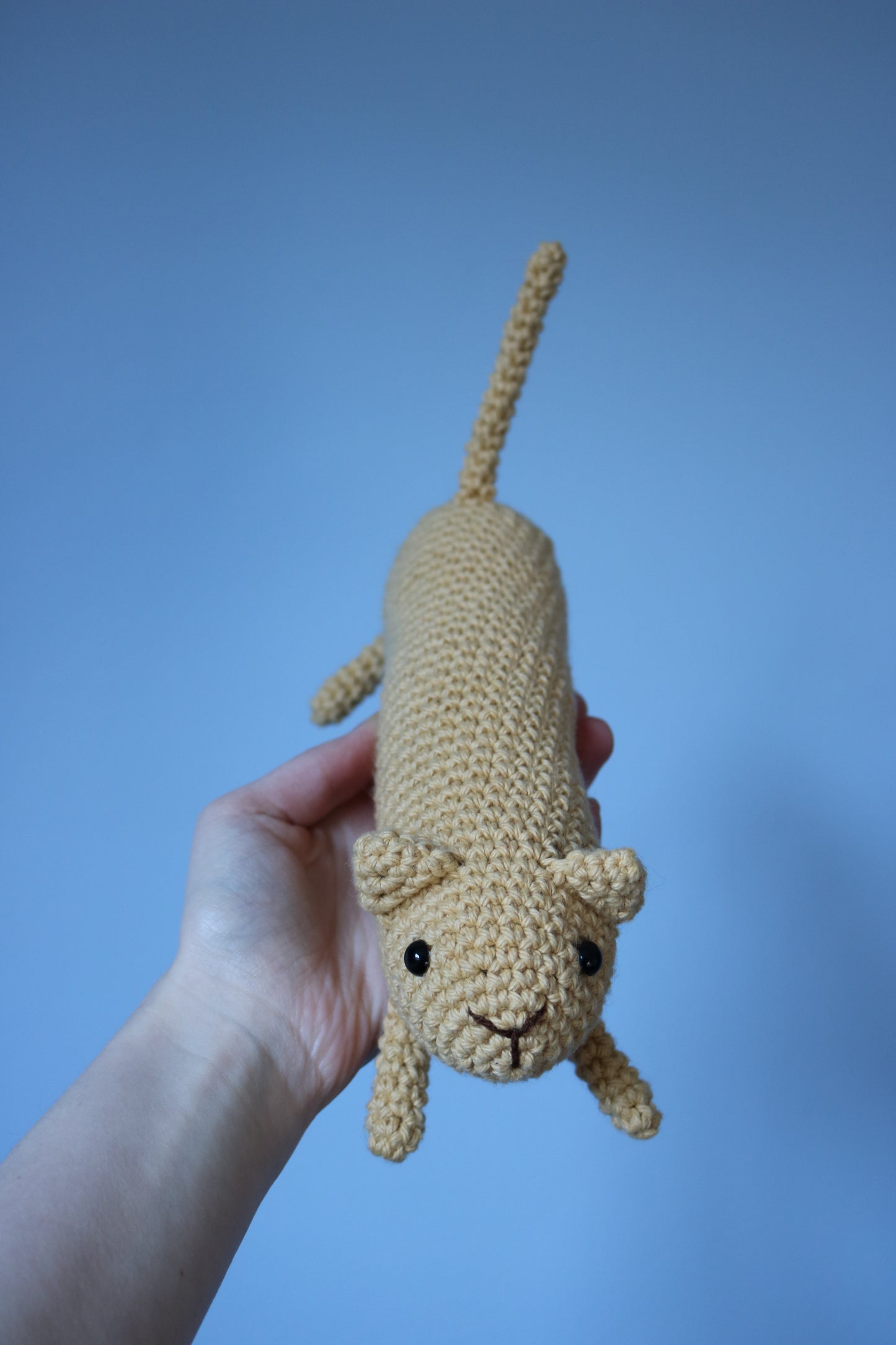 Breadstick Cat NO SEW Crochet Pattern