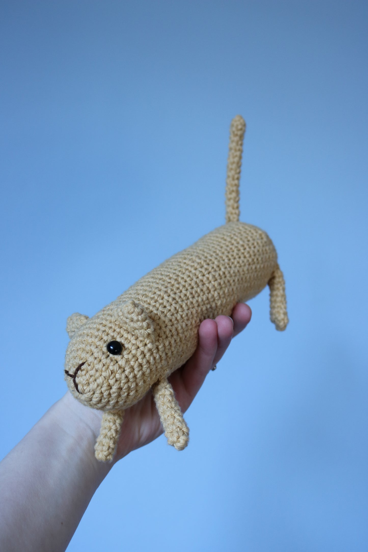 Breadstick Cat NO SEW Crochet Pattern