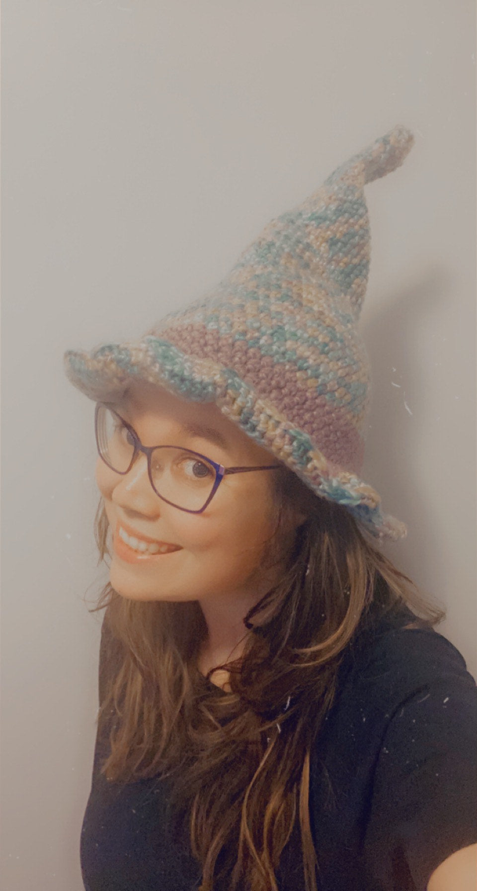 Garden Fairy Witch Hat Crochet Pattern