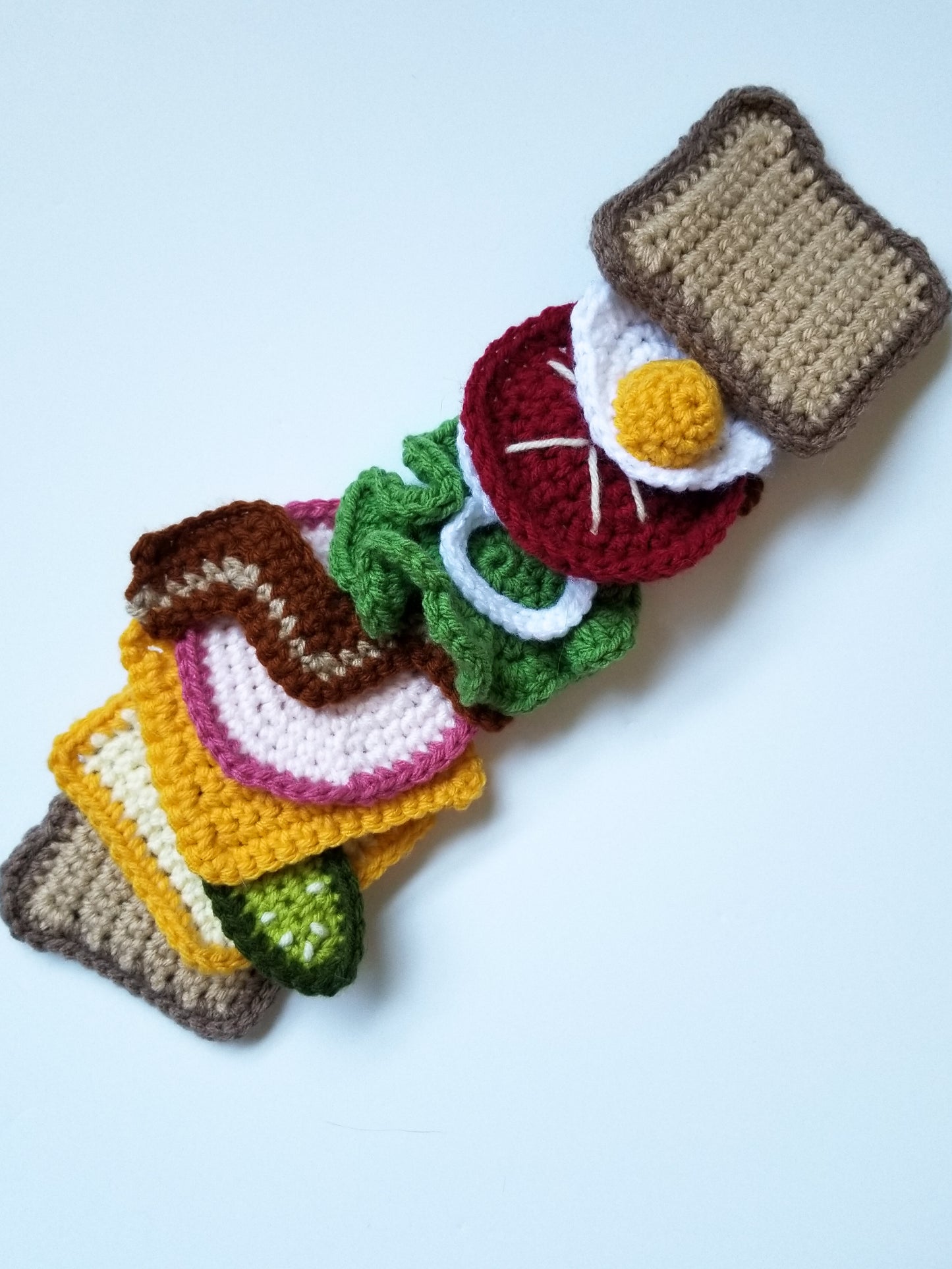 Build A Sandwich Play Food Crochet Pattern