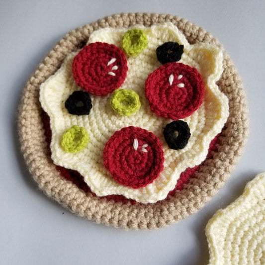 Build A Pizza Play Food Crochet Pattern