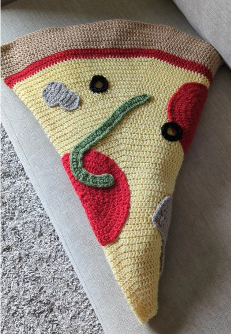 Blanket Pizza Crochet Pattern