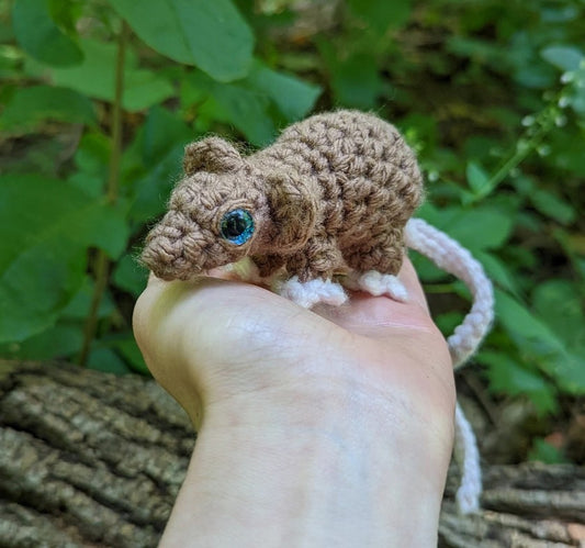 Happy Little Mouse Rat Crochet Pattern