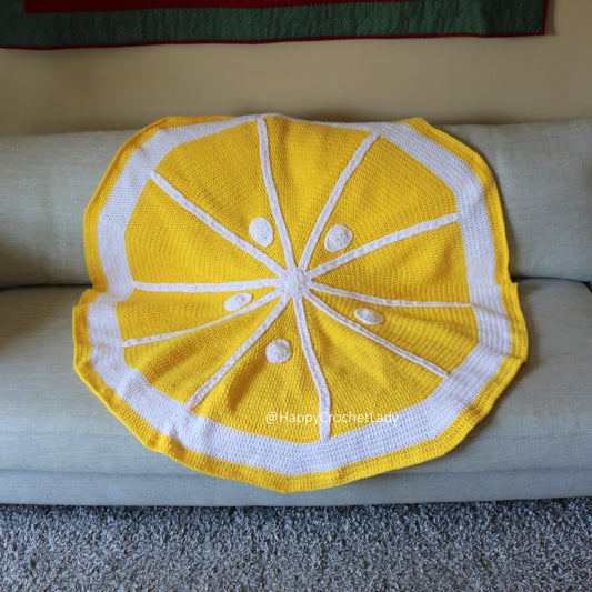 Blanket Citrus Crochet Pattern