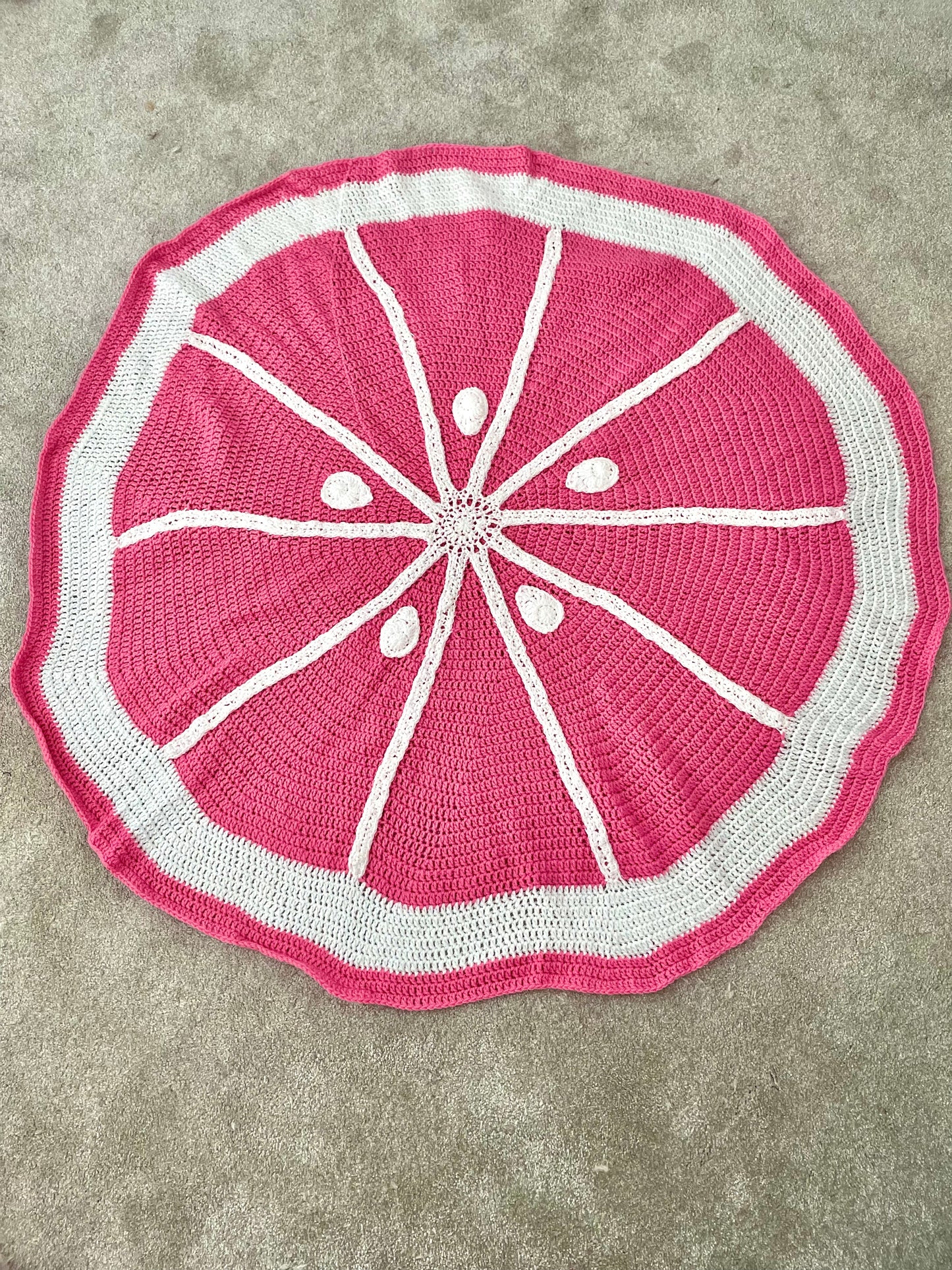 Blanket Citrus Crochet Pattern