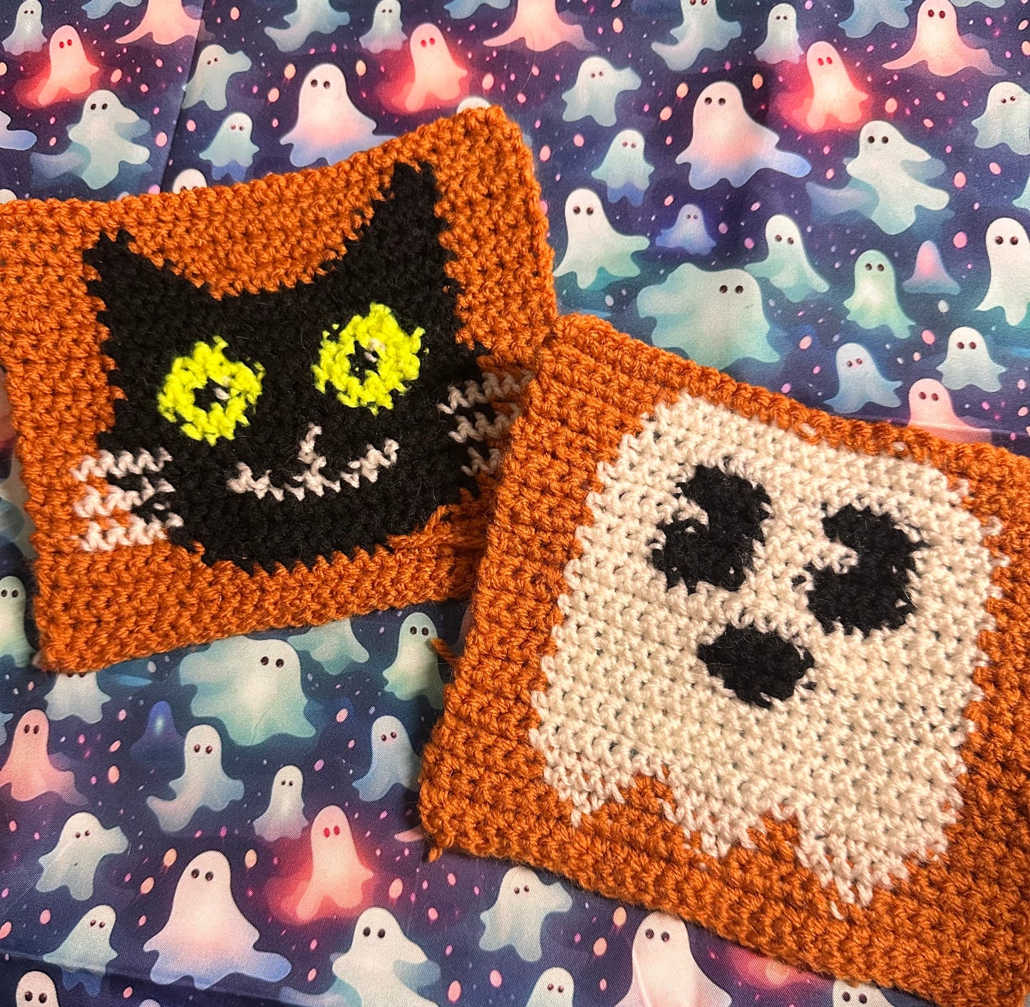 Halloween Coaster Tapestry Squares