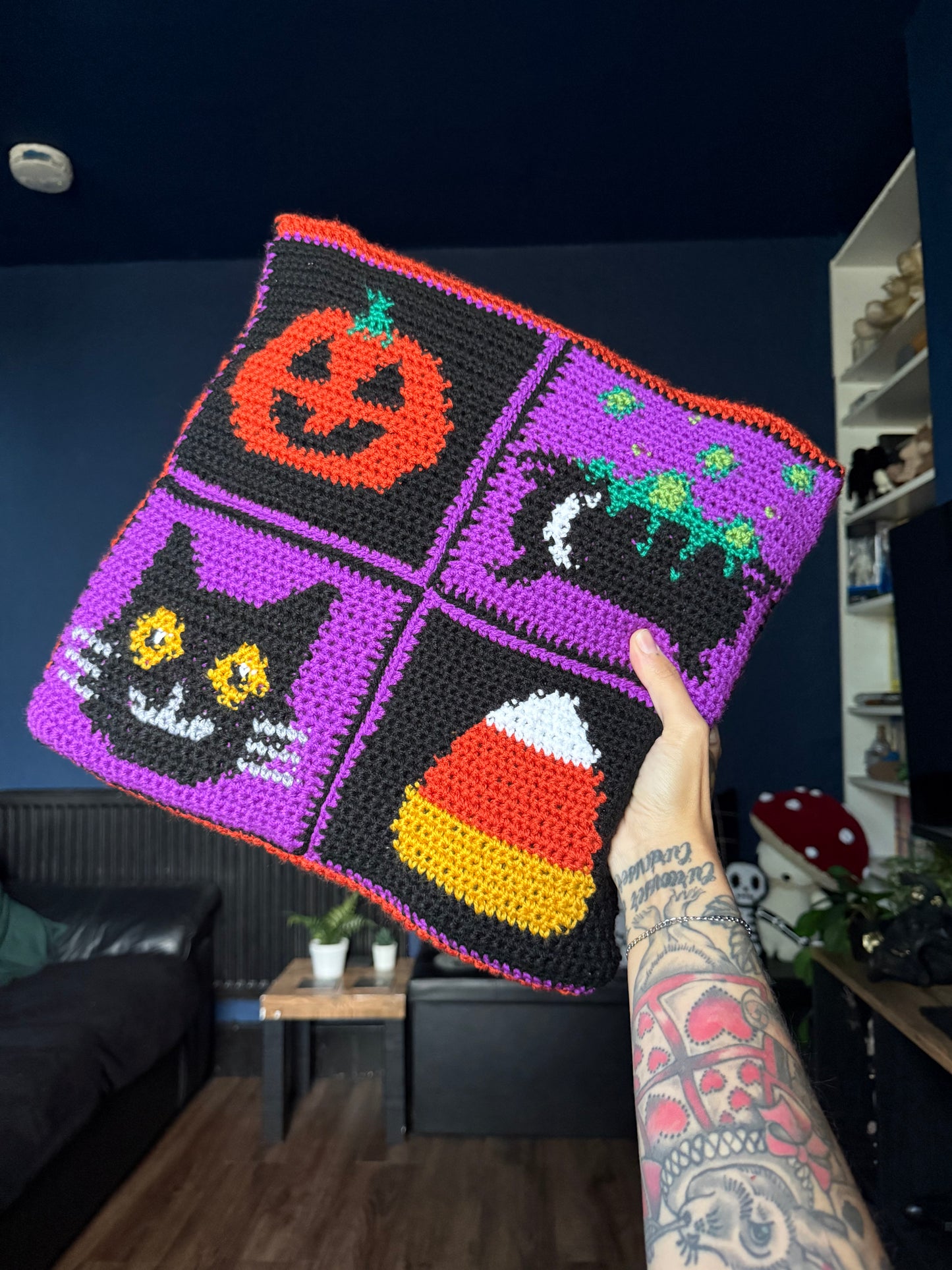Halloween Coaster Tapestry Squares